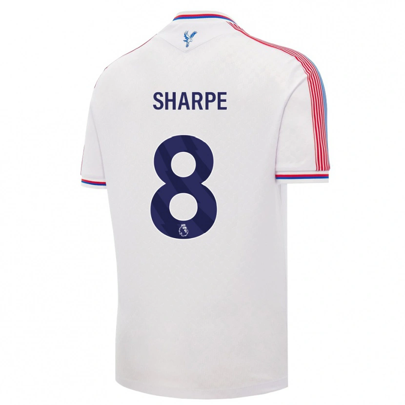 Danxen Dames Molly-Mae Sharpe #8 Wit Rood Blauw Thuisshirt Thuistenue 2026/27 T-Shirt