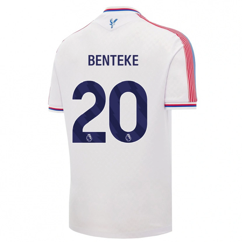 Danxen Dames Christian Benteke #20 Wit Rood Blauw Thuisshirt Thuistenue 2026/27 T-Shirt