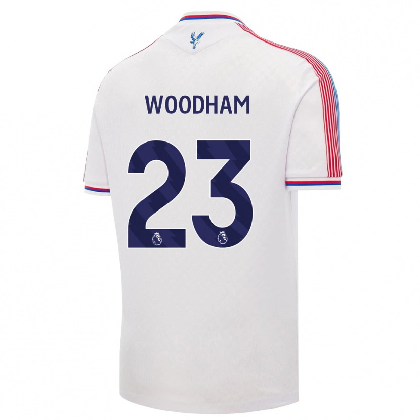 Danxen Dames Lily Woodham #23 Wit Rood Blauw Thuisshirt Thuistenue 2026/27 T-Shirt