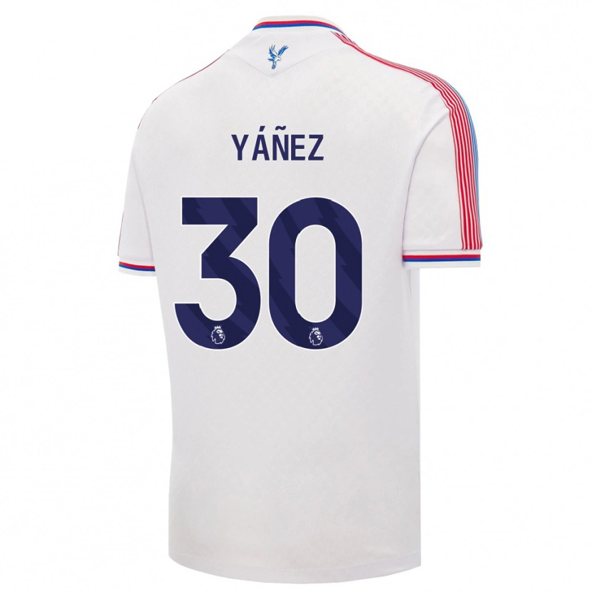 Danxen Dames Shae Yáñez #30 Wit Rood Blauw Thuisshirt Thuistenue 2026/27 T-Shirt