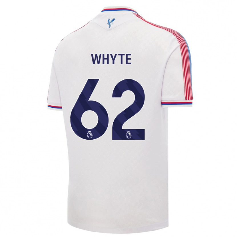 Danxen Dames Tyler Whyte #62 Wit Rood Blauw Thuisshirt Thuistenue 2026/27 T-Shirt