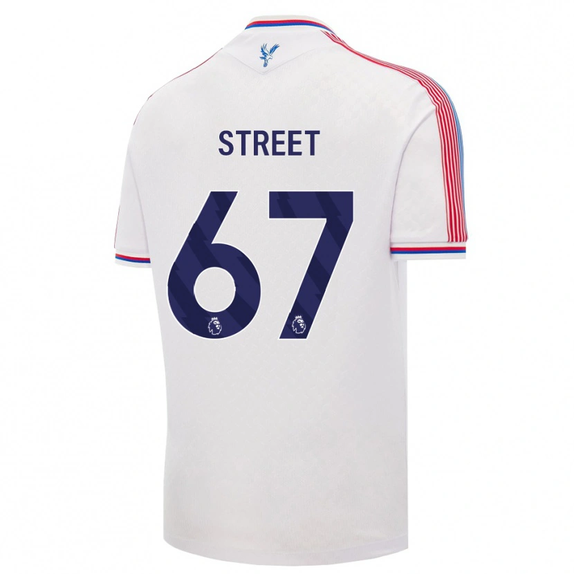 Danxen Dames Rob Street #67 Wit Rood Blauw Thuisshirt Thuistenue 2026/27 T-Shirt