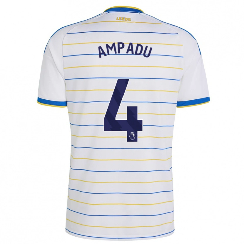 Danxen Dames Ethan Ampadu #4 Rood Geel Blauw Thuisshirt Thuistenue 2026/27 T-Shirt