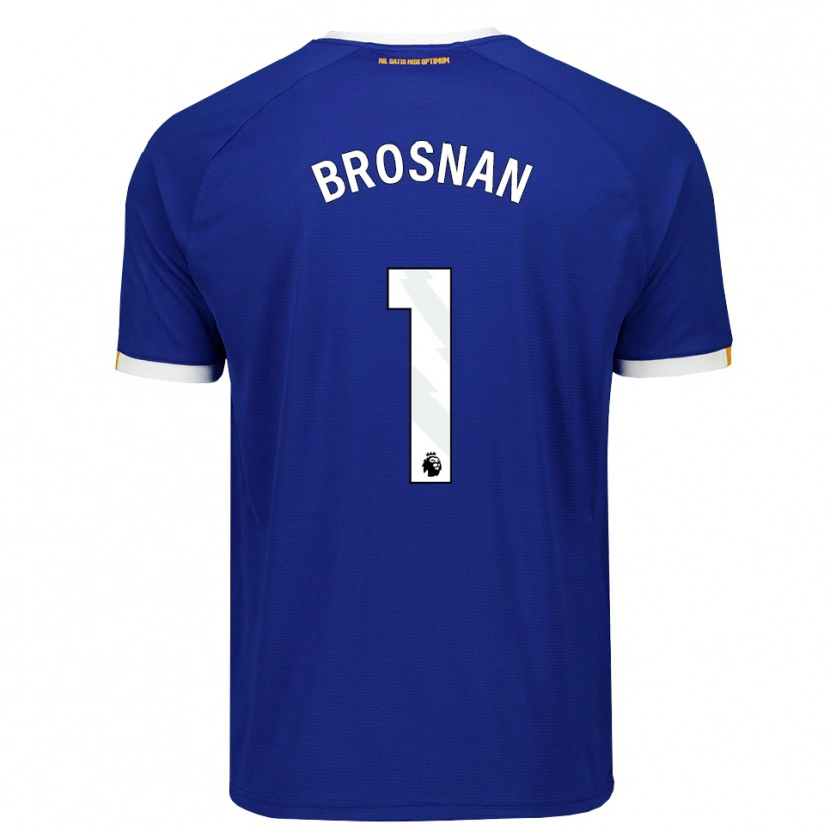 Danxen Dames Courtney Brosnan #1 Blauw Wit Geel Thuisshirt Thuistenue 2026/27 T-Shirt