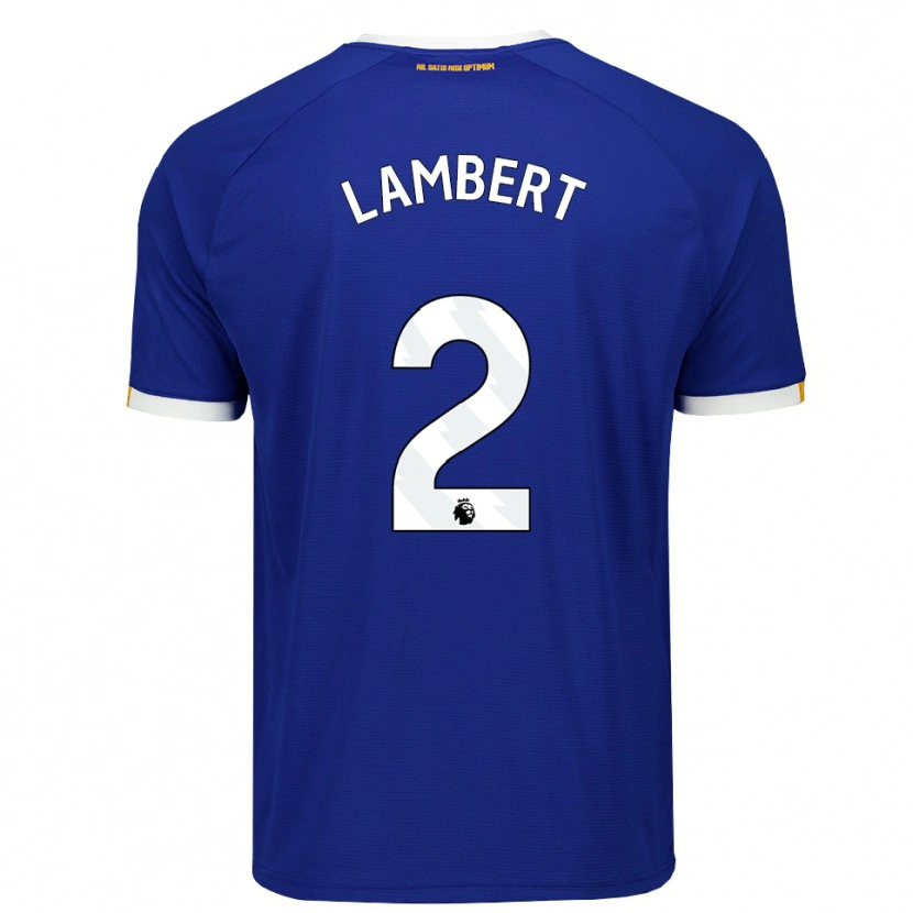 Danxen Dames Rocco Lambert #2 Blauw Wit Geel Thuisshirt Thuistenue 2026/27 T-Shirt