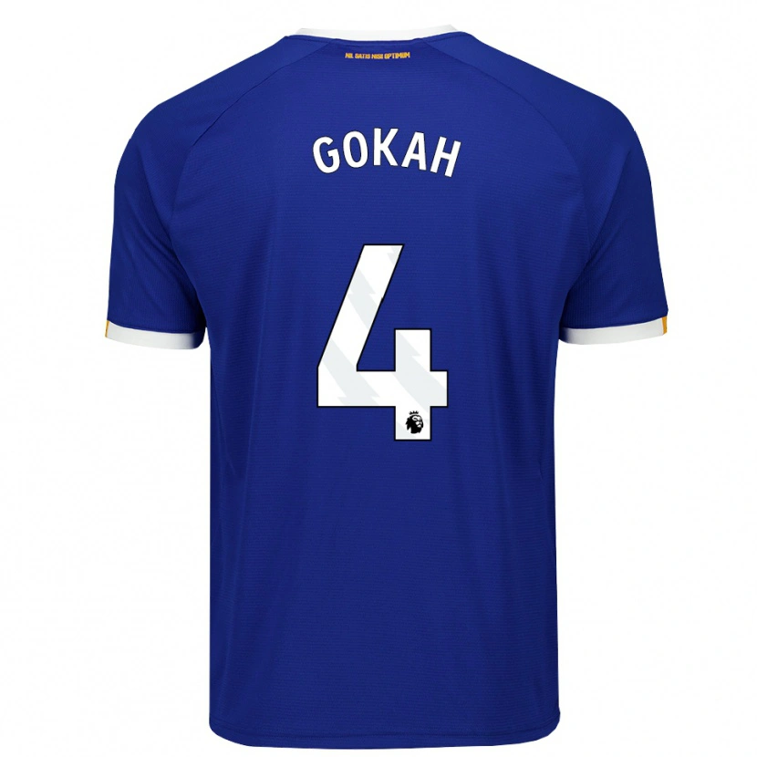 Danxen Dames Reuben Gokah #4 Blauw Wit Geel Thuisshirt Thuistenue 2026/27 T-Shirt