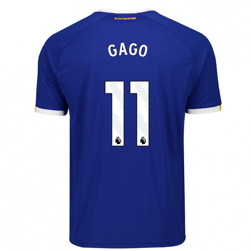 Danxen Dames Kelly Gago #11 Blauw Wit Geel Thuisshirt Thuistenue 2026/27 T-Shirt