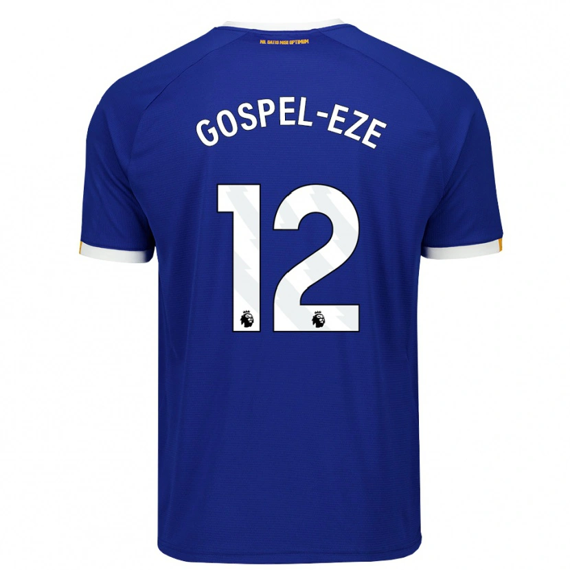 Danxen Dames Goodness Gospel-Eze #12 Blauw Wit Geel Thuisshirt Thuistenue 2026/27 T-Shirt
