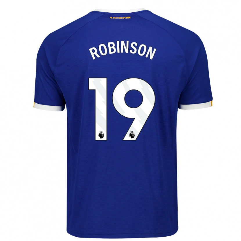 Danxen Dames Katie Robinson #19 Blauw Wit Geel Thuisshirt Thuistenue 2026/27 T-Shirt