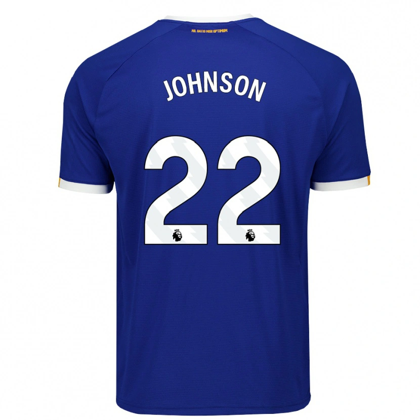 Danxen Dames Brennan Johnson #22 Blauw Wit Geel Thuisshirt Thuistenue 2026/27 T-Shirt