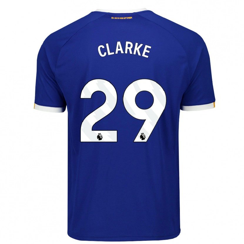 Danxen Dames Abbey Clarke #29 Blauw Wit Geel Thuisshirt Thuistenue 2026/27 T-Shirt