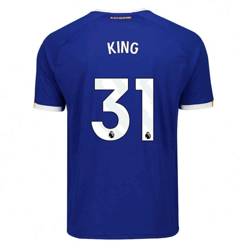 Danxen Dames Tom King #31 Blauw Wit Geel Thuisshirt Thuistenue 2026/27 T-Shirt