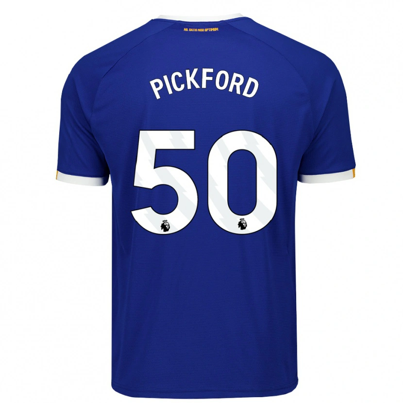 Danxen Dames George Pickford #50 Blauw Wit Geel Thuisshirt Thuistenue 2026/27 T-Shirt