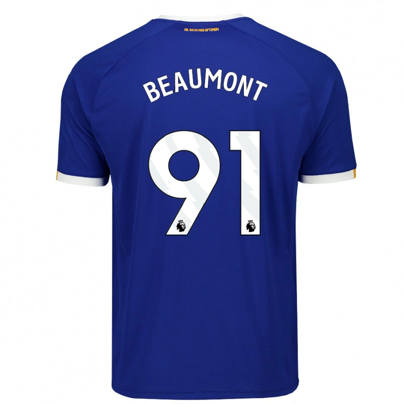 Danxen Dames Jacob Beaumont Clark #91 Blauw Wit Geel Thuisshirt Thuistenue 2026/27 T-Shirt