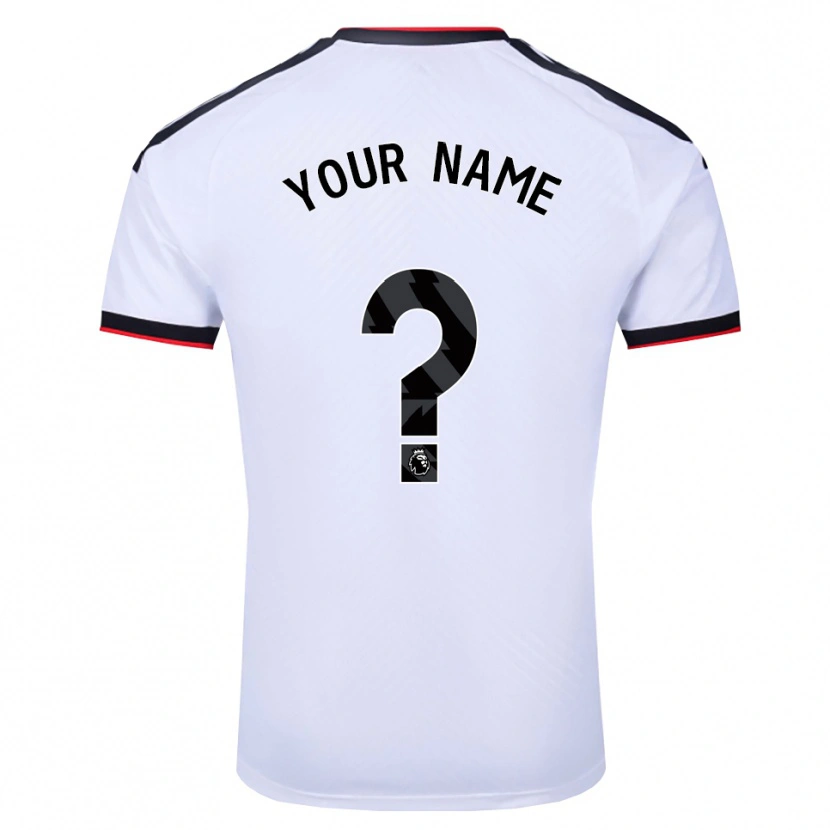 Danxen Dames Uw Naam #0 Wit Zwart Rood Thuisshirt Thuistenue 2026/27 T-Shirt