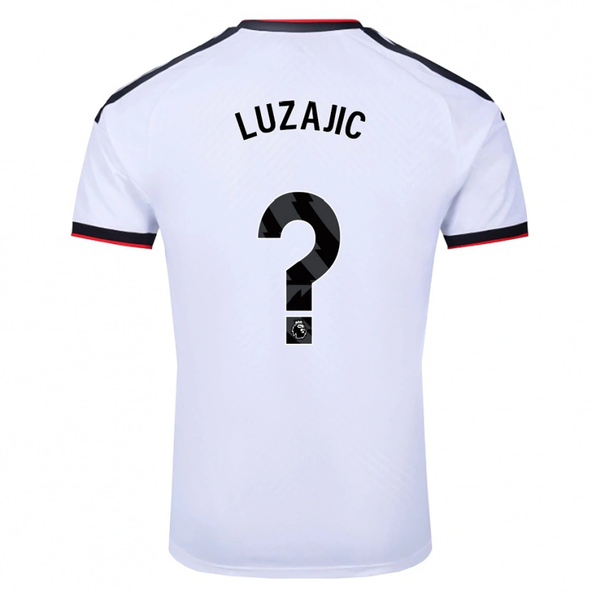 Danxen Dames Stefan Luzajic #0 Wit Zwart Rood Thuisshirt Thuistenue 2026/27 T-Shirt