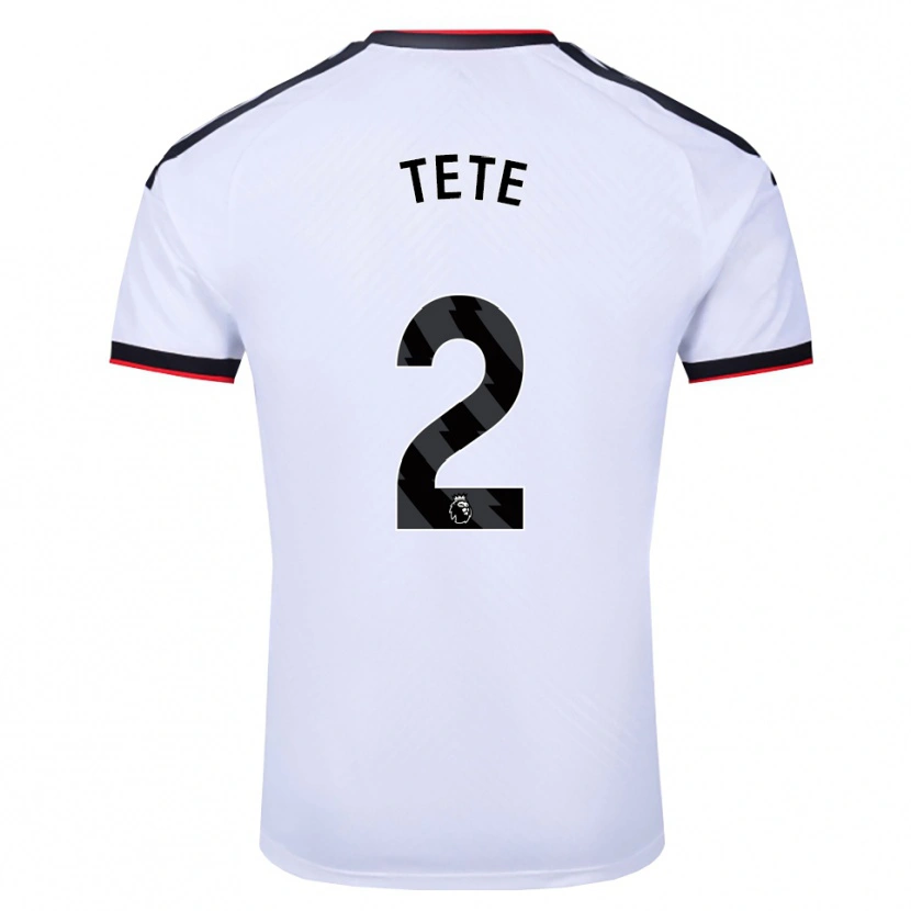 Danxen Dames Kenny Tete #2 Wit Zwart Rood Thuisshirt Thuistenue 2026/27 T-Shirt