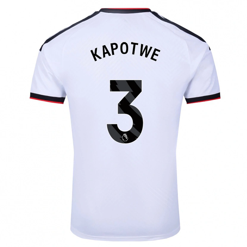 Danxen Dames Chase Kapotwe #3 Wit Zwart Rood Thuisshirt Thuistenue 2026/27 T-Shirt