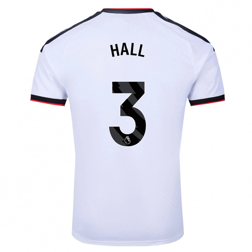 Danxen Dames Marcel Hall #3 Wit Zwart Rood Thuisshirt Thuistenue 2026/27 T-Shirt