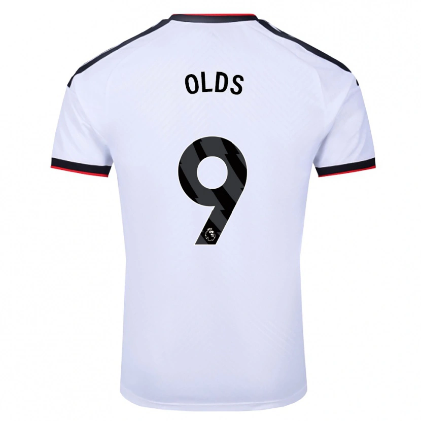 Danxen Dames Ellie Olds #9 Wit Zwart Rood Thuisshirt Thuistenue 2026/27 T-Shirt