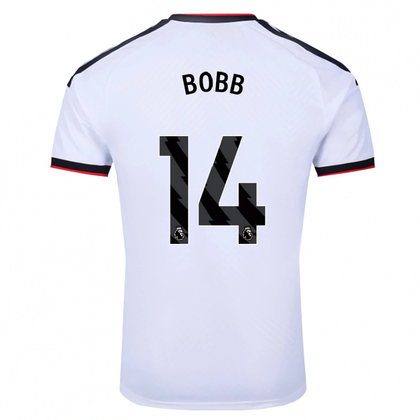 Danxen Dames Oscar Bobb #14 Wit Zwart Rood Thuisshirt Thuistenue 2026/27 T-Shirt