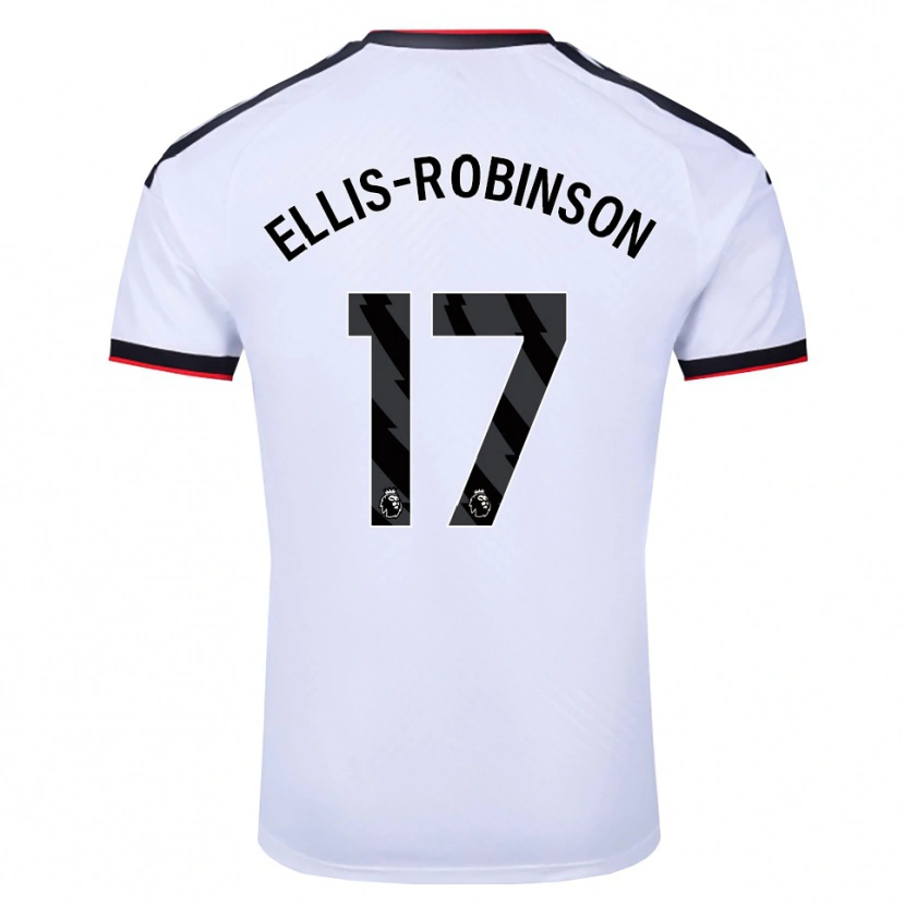 Danxen Dames Eddie Ellis-Robinson #17 Wit Zwart Rood Thuisshirt Thuistenue 2026/27 T-Shirt