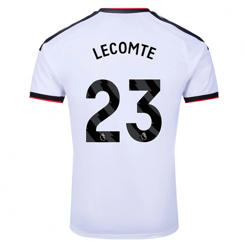 Danxen Dames Benjamin Lecomte #23 Wit Zwart Rood Thuisshirt Thuistenue 2026/27 T-Shirt