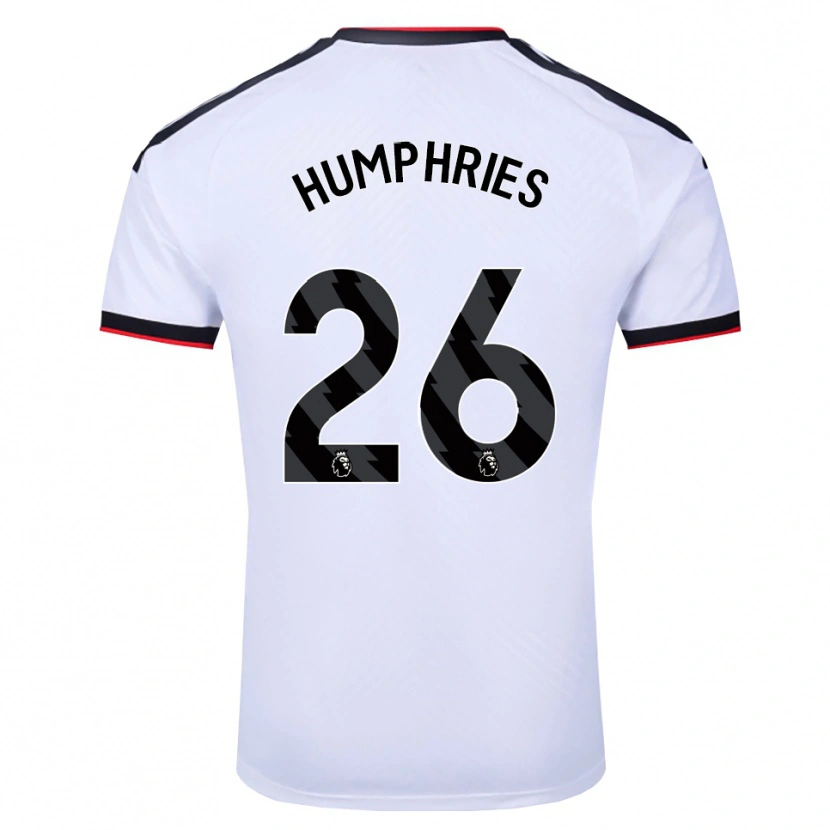 Danxen Dames Marni Humphries #26 Wit Zwart Rood Thuisshirt Thuistenue 2026/27 T-Shirt