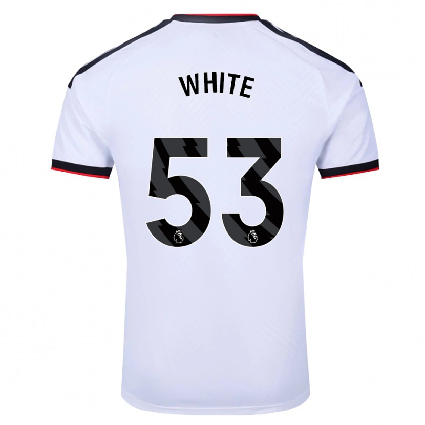 Danxen Dames Alfie White #53 Wit Zwart Rood Thuisshirt Thuistenue 2026/27 T-Shirt
