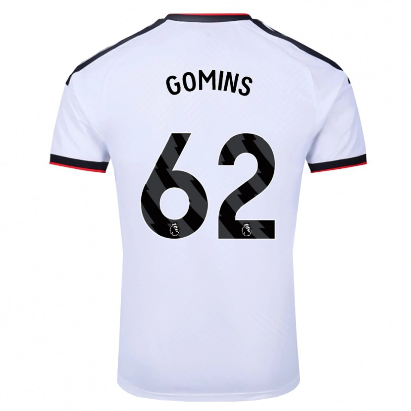 Danxen Dames Markuss Gomins #62 Wit Zwart Rood Thuisshirt Thuistenue 2026/27 T-Shirt