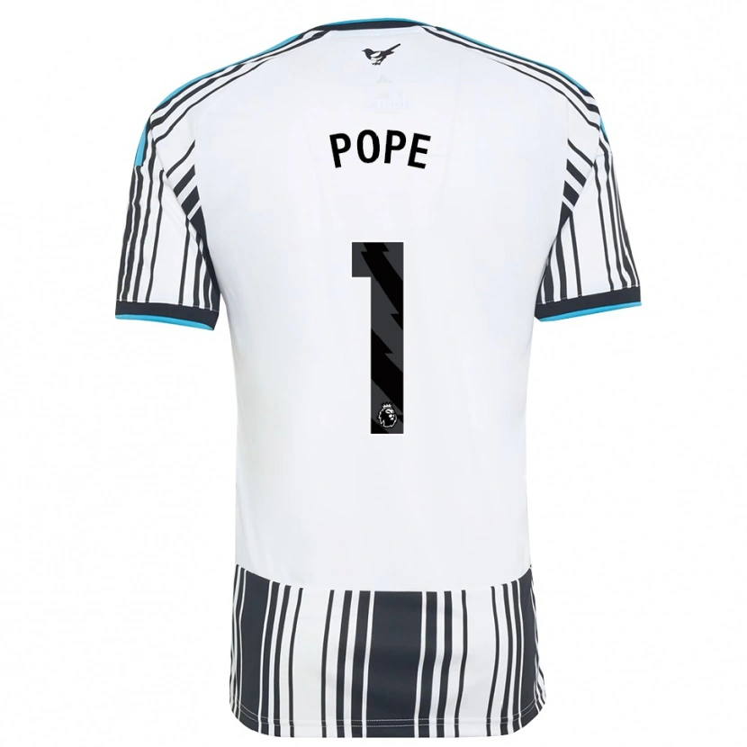 Danxen Dames Nick Pope #1 Hemelsblauw Zwart Wit Thuisshirt Thuistenue 2026/27 T-Shirt