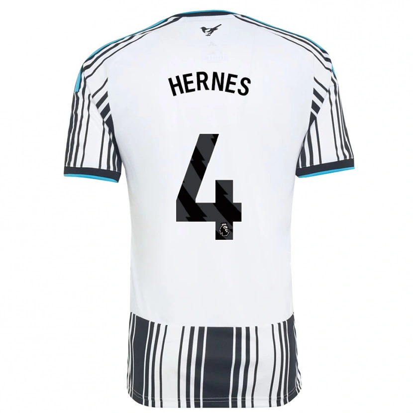 Danxen Dames Travis Hernes #4 Hemelsblauw Zwart Wit Thuisshirt Thuistenue 2026/27 T-Shirt