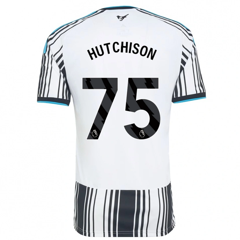 Danxen Dames Alfie Hutchison #75 Hemelsblauw Zwart Wit Thuisshirt Thuistenue 2026/27 T-Shirt