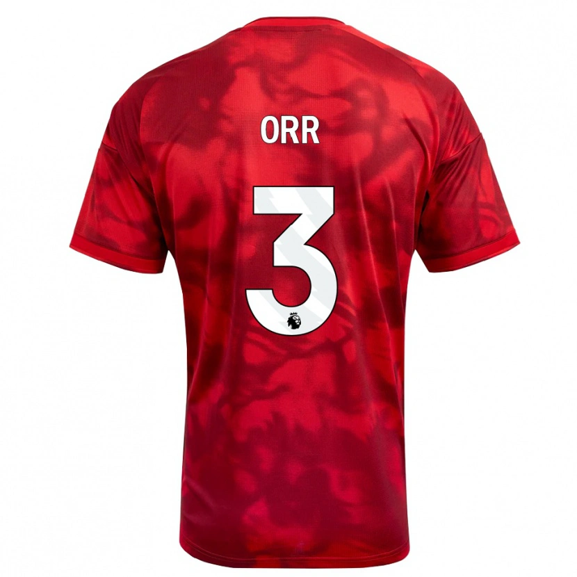 Danxen Dames Matthew Orr #3 Krimson Wit Thuisshirt Thuistenue 2026/27 T-Shirt