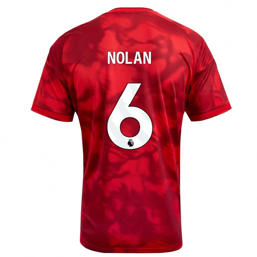 Danxen Dames Sonny Nolan #6 Krimson Wit Thuisshirt Thuistenue 2026/27 T-Shirt