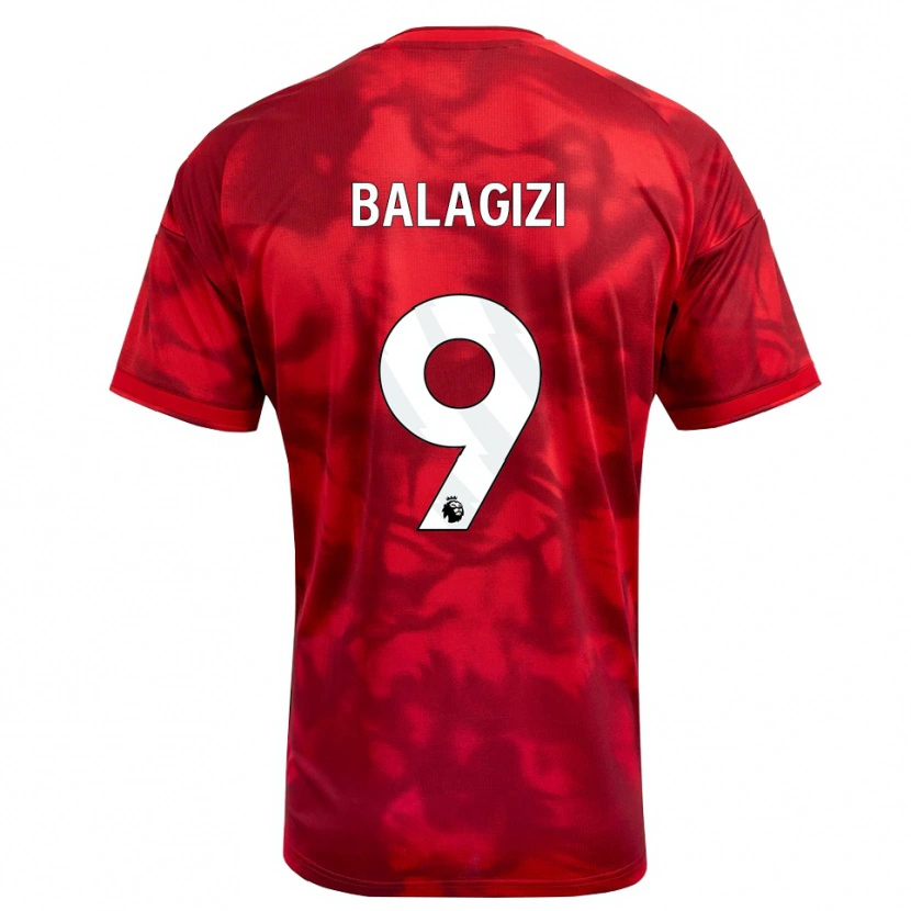 Danxen Dames Basima Balagizi #9 Krimson Wit Thuisshirt Thuistenue 2026/27 T-Shirt