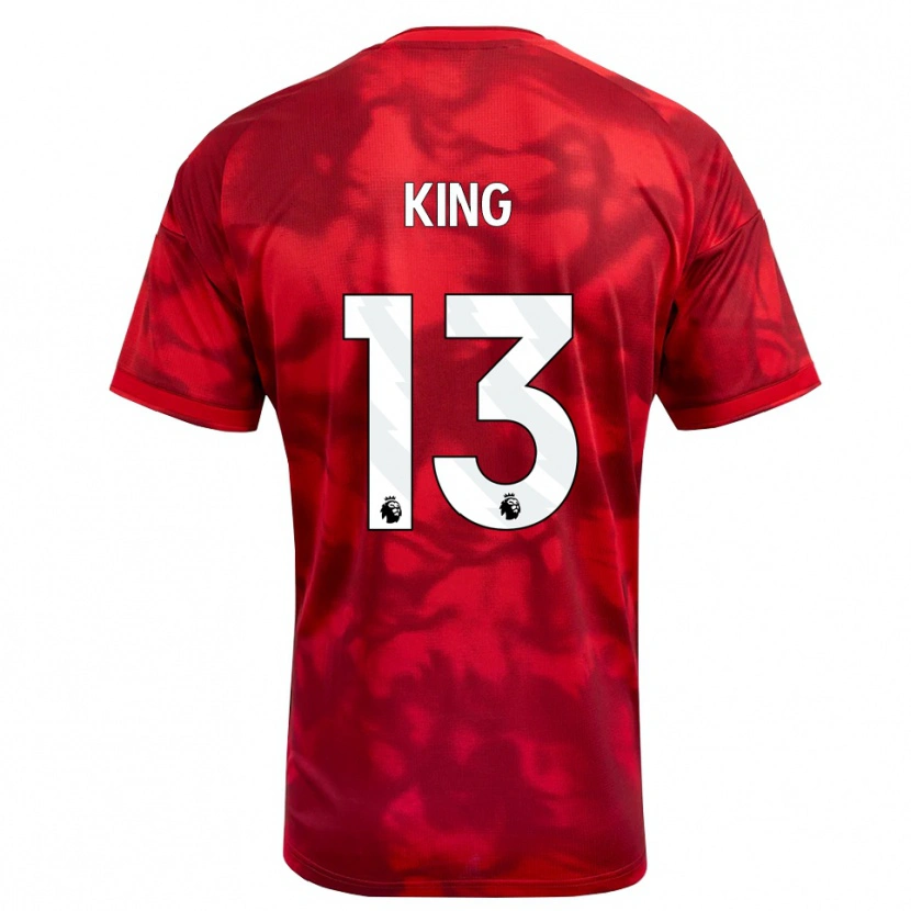 Danxen Dames Leo King #13 Krimson Wit Thuisshirt Thuistenue 2026/27 T-Shirt