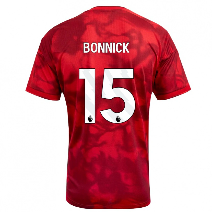 Danxen Dames Azae Bonnick #15 Krimson Wit Thuisshirt Thuistenue 2026/27 T-Shirt