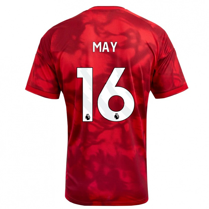 Danxen Dames Brandon May #16 Krimson Wit Thuisshirt Thuistenue 2026/27 T-Shirt