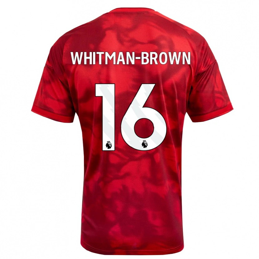 Danxen Dames Chae Whitman-Brown #16 Krimson Wit Thuisshirt Thuistenue 2026/27 T-Shirt