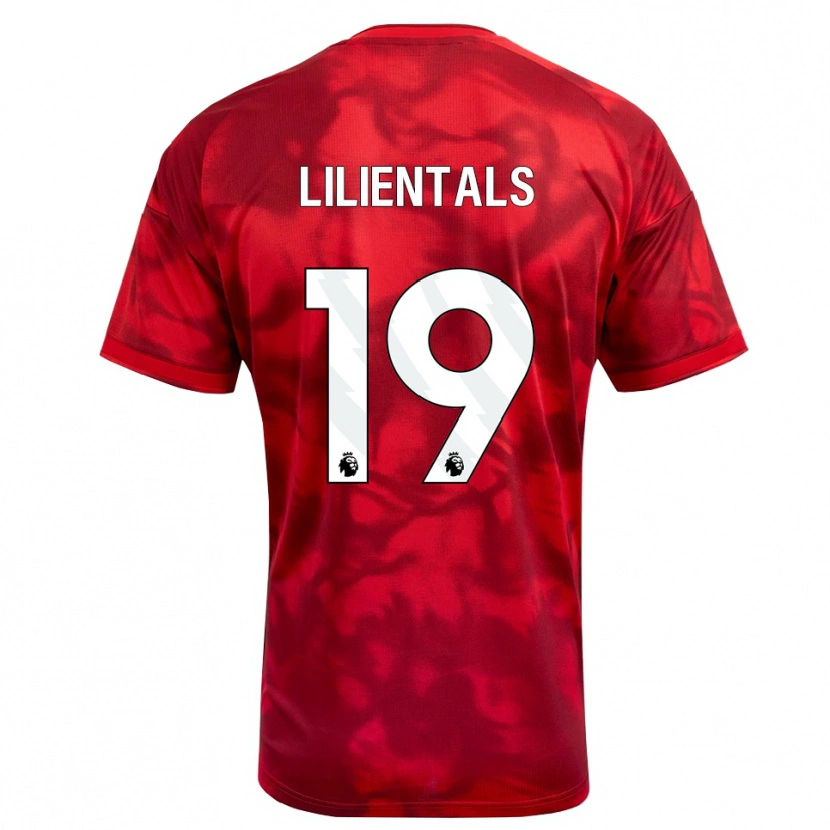 Danxen Dames Matiss Lilientals #19 Krimson Wit Thuisshirt Thuistenue 2026/27 T-Shirt