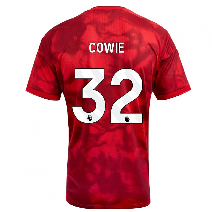 Danxen Dames Abi Cowie #32 Krimson Wit Thuisshirt Thuistenue 2026/27 T-Shirt