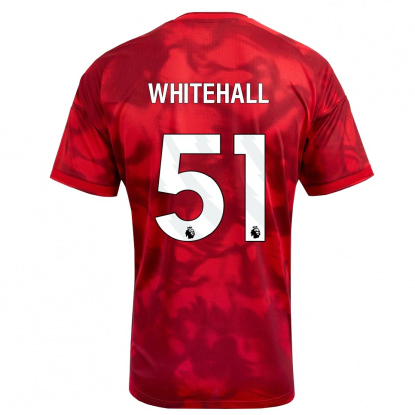 Danxen Dames Archie Whitehall #51 Krimson Wit Thuisshirt Thuistenue 2026/27 T-Shirt