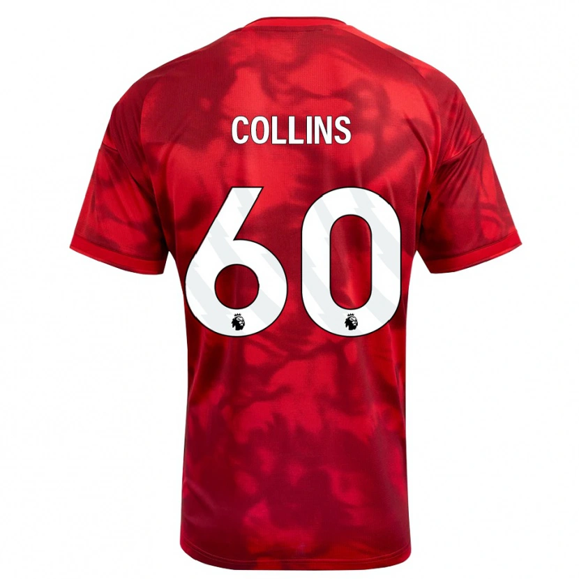 Danxen Dames Sam Collins #60 Krimson Wit Thuisshirt Thuistenue 2026/27 T-Shirt
