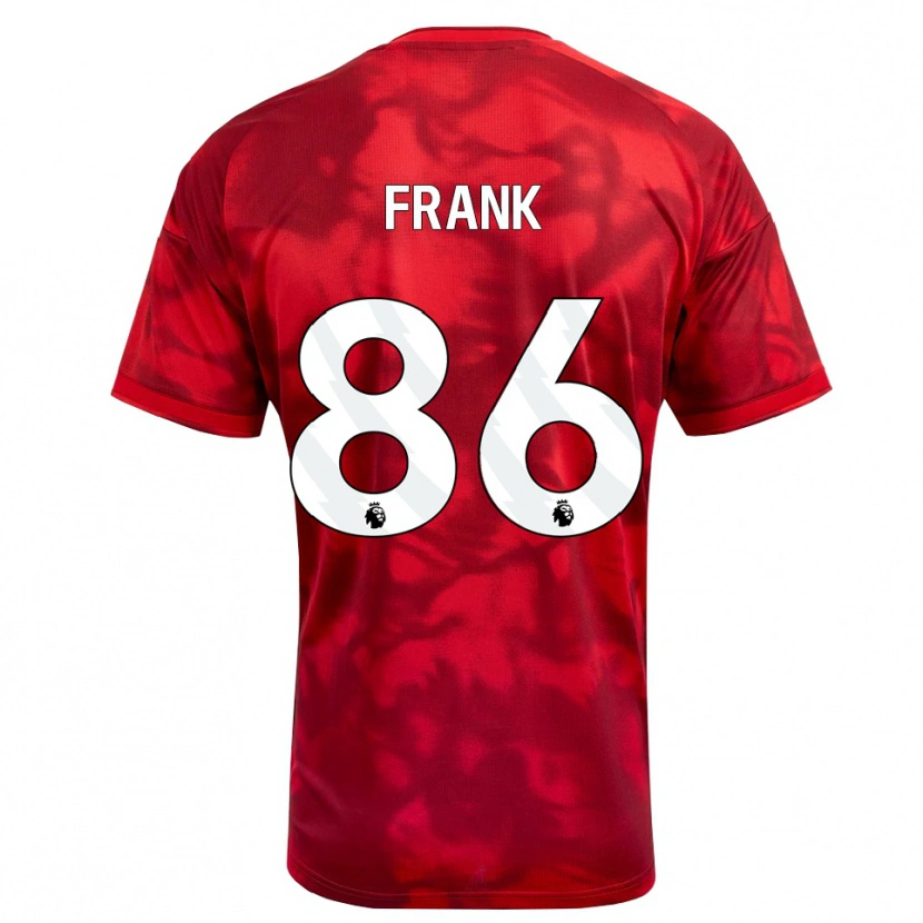 Danxen Dames Frank Djamna #86 Krimson Wit Thuisshirt Thuistenue 2026/27 T-Shirt