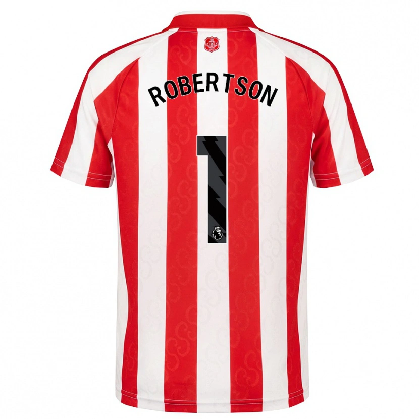 Danxen Dames Finley Robertson #1 Rood Wit Zwart Thuisshirt Thuistenue 2026/27 T-Shirt