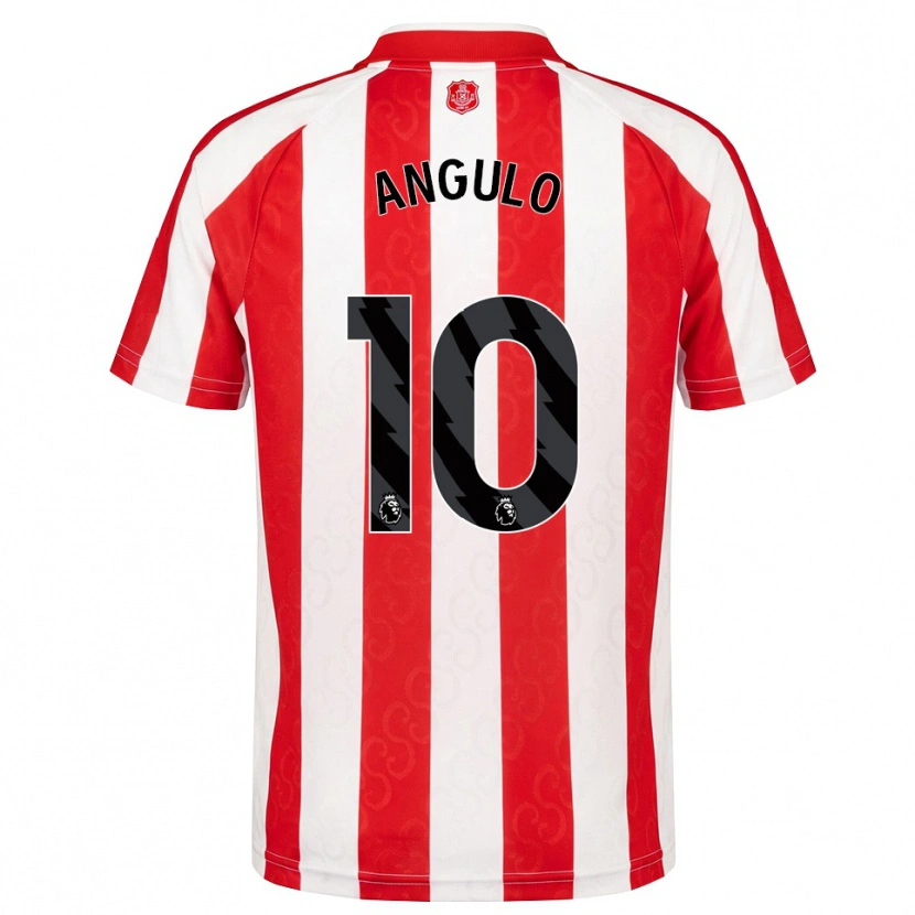 Danxen Dames Nilson Angulo #10 Rood Wit Zwart Thuisshirt Thuistenue 2026/27 T-Shirt