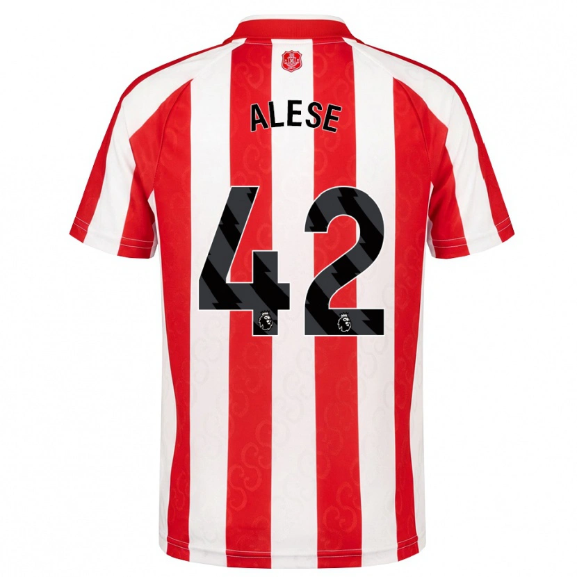 Danxen Dames Aji Alese #42 Rood Wit Zwart Thuisshirt Thuistenue 2026/27 T-Shirt