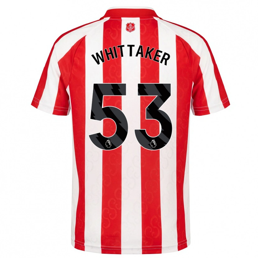 Danxen Dames Jack Whittaker #53 Rood Wit Zwart Thuisshirt Thuistenue 2026/27 T-Shirt