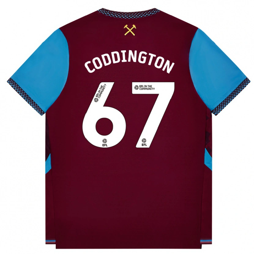 Danxen Dames Remy Coddington #67 Bordeaux Korenbloemblauw Thuisshirt Thuistenue 2026/27 T-Shirt
